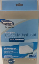Invacare Reusable Bed pads  Capacity Absorbs up to 1800cc -case of 24,