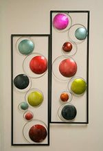 Vintage Holiday GiftsTWG Modern Metal Wall Sculpture - Geometric Circles - Set of 2