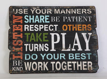 Mamma's Rules & What is Love Decorative Wood Wall Signs For Home or Office Decor