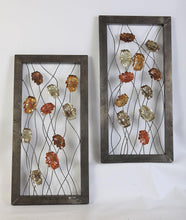 The Poppy Flower Metal Wall Art Collection (Poppy Flower Twin Pack)