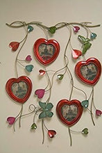 TWG 14SMA0303 Red Metal Hearts Mini Picture Frame