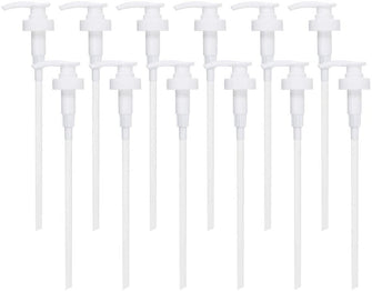 12 Pack-White Gallon Pump Dispenser, For Soap, Sanitizer, Mayo, Bottles/Container