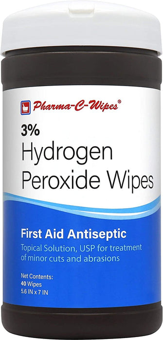 Pharma-C-Wipes Antiseptic, Towelette Canister, CUS200737 - Pack of 40