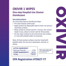 DVO100850922 - Oxivir 1 Wipes