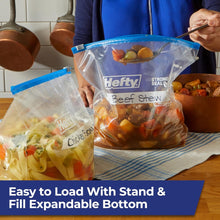 Hefty Slider Freezer Storage Bags, Gallon Size, 25 Count