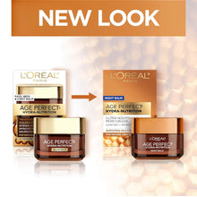 L'Oreal Paris Skincare Age Perfect Hydra Nutrition Ultra Nourishing Honey Night Balm, Face Moisturizer to Comfort, Improve Resilience on Dry Skin, Manuka Honey and Nurturing Oils, 1.7 oz.