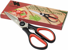 Kitchen Shears Scissors for Chicken, Meat Fish and Herb - Stainless Steel Blades