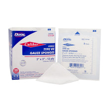 Dukal C5129 Gauze Sponge, Type VII, Sterile, 12-Ply Premium, 3" x 3" (Pack of 2400)