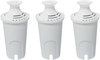 PureGreen Replacement Filters Brita Pitchers & Dispensers, from Activated Coconut Shell, to Purify Chlorine, Odor & Taste, Softening Tap Water, 3 Pack Cartridges