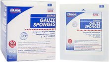 Dukal 6208 Premium White 8 Ply 2" x 2" Sterile Gauze Sponges (DKL6208) Category: Bandages and Dressings