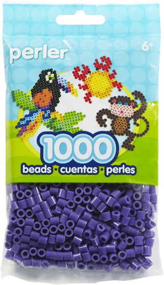 Perler Beads Fuse Beads for Crafts, 1000pcs, Purple