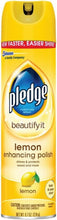 Pledge Wood Polish - Lemon Clean, 9.70 Ounce (Pack of 12)