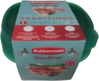 Rubbermaid TakeAlongs Take Your Traditions 5.2 cups 4 piece set