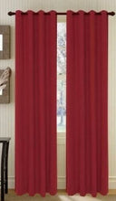 Luxury Home Textiles Broadway Grommet Top Curtains, Set of 2 Panels (Brown)