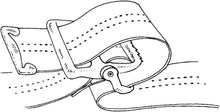 Skil-Care Gait Belt, Bariatric, Metal Buckle, Cotton, Heavy Duty Webbing # 252074 - 72", each