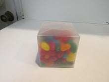 25 Frosted Flower Top PVC Box 3x3x3 (3x3x3, White)
