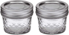 Ball Mason 4oz Quilted Jelly Jars with Lids and Bands, Set of 2