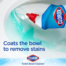 Clorox Toilet Bowl Cleaner, Clinging Bleach Gel, Ocean Mist - 24 Ounces (Package May Vary)