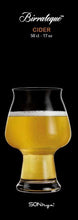 Luigi Bormioli Birrateque Craft Beer Glasses Cider (Set of 2), 17 oz, Clear