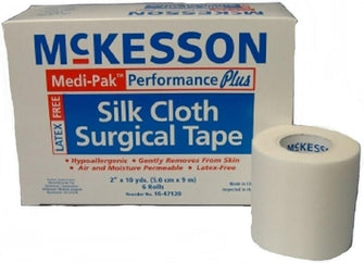 Medi-Pak Performance Plus Hypoallergenic Non-Sterile Silk Surgical Tape 2 Inch X 10 Yards - Box of 6