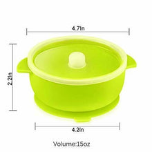 Baby silicone suction Plate with silicone Bowl and 2 Feeding spoons,
