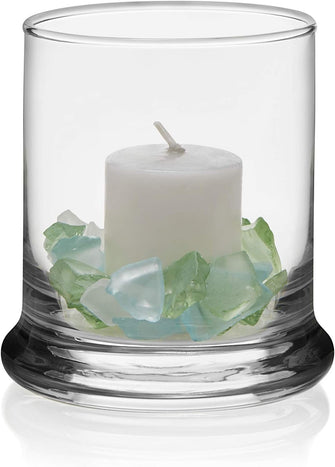 Libbey Status Glass Votive Candle Holders, Set of 12