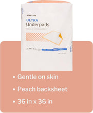 McKesson Ultra Underpads, Incontinence, Heavy Absorbency, 36 in x 36 in, 5 Count