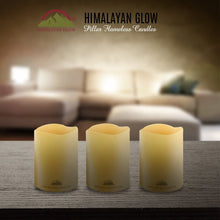 Himalayan Glow Set of 6 Realistic LED Flameless Candle Pillars