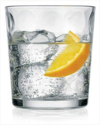 Home Essentials 334 Set of 4, Eclipse 13 Oz Double Old Fashioned Glasses