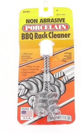 Brushtech Non-Abrasive Porcelain BBQ Rack Cleaner B18C