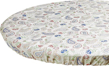 HomeCrate Paisley Heavyweight Vinyl Tablecloth, Small Round