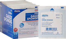 Dukal 6208 Premium White 8 Ply 2" x 2" Sterile Gauze Sponges (DKL6208) Category: Bandages and Dressings