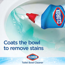 Clorox Toilet Bowl Liquid Disinfecting Cleaner with Clinging Bleach Gel, Remove Mildew and Mold, Fresh Scent, 24 Ounces