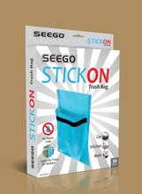 30 pack Seego Stick-On Disposable Car trash Bags, Leakproof Suitable for Cars, Kitchens, Bedrooms, Study Rooms, Travel, Camping, Office Spaces