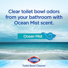 Clorox Toilet Bowl Cleaner, Clinging Bleach Gel, Ocean Mist - 24 Ounces (Package May Vary)