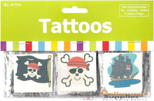 Pirate Tattoos Favors 36 per Package [Toy]