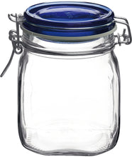 Bormioli Fido Vase, Transparent/Blue