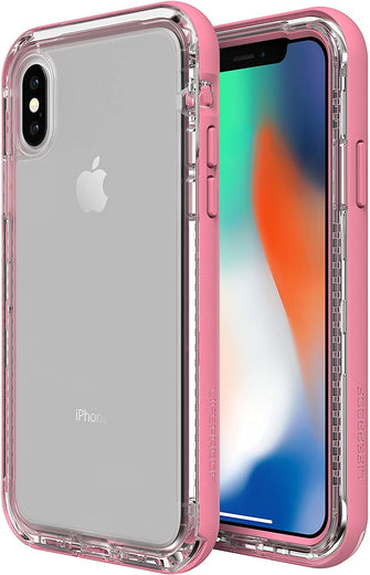 LifeProof Next - Premium Drop Proof, Clear Case for iPhone X/Xs - Cactus Rose