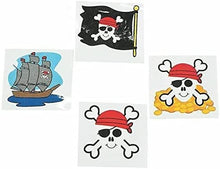 Pirate Tattoos Favors 36 per Package [Toy]