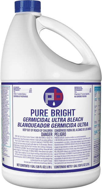 KIK 8635042 Pure Bright Ultra Bleach 1 Gal White