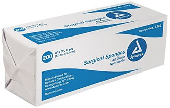 Dynarex Surgical Gauze Sponge 8 Ply, 25 Count