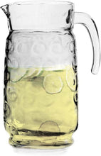 Circleware 06660 Circles Glass Beverage Drink Dispenser Pitcher, 64 oz