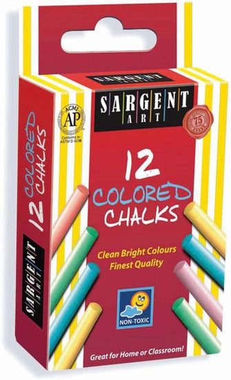 Sargent Art 66-3010 12-Count Colored Chalk