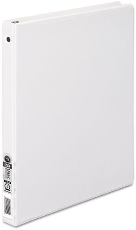Economy Round Ring View Binder, 11 X 8-1/2, 1/2" Capacity [Set of 3]