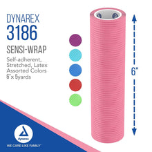 Dynarex Sensi Wrap, Rainbow Color, 6 Inches X 5 Yards, 12 Count