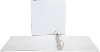 Universal Economy Round Ring View Binder, 3 Rings, 2" Capacity, 11 x 8.5, White