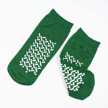 Dynarex Slipper Socks; Medium GREEN 48/cs