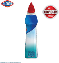 Clorox Toilet Bowl Cleaner, Clinging Bleach Gel, Cool Wave Scent, 24 Ounces