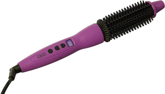 Perfecter Pro Grip - Digital Temp Control Ionic Round Hot Brush With Bag 1 Inch - Purple