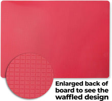 Durable Plastic Cutting Board Set, Chopping Board Plastic, for Vegetable Meat or Cheese | Dishwasher Safe | Pair of MD Protective Gloves